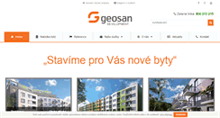 Desktop Screenshot of geosan-development.cz